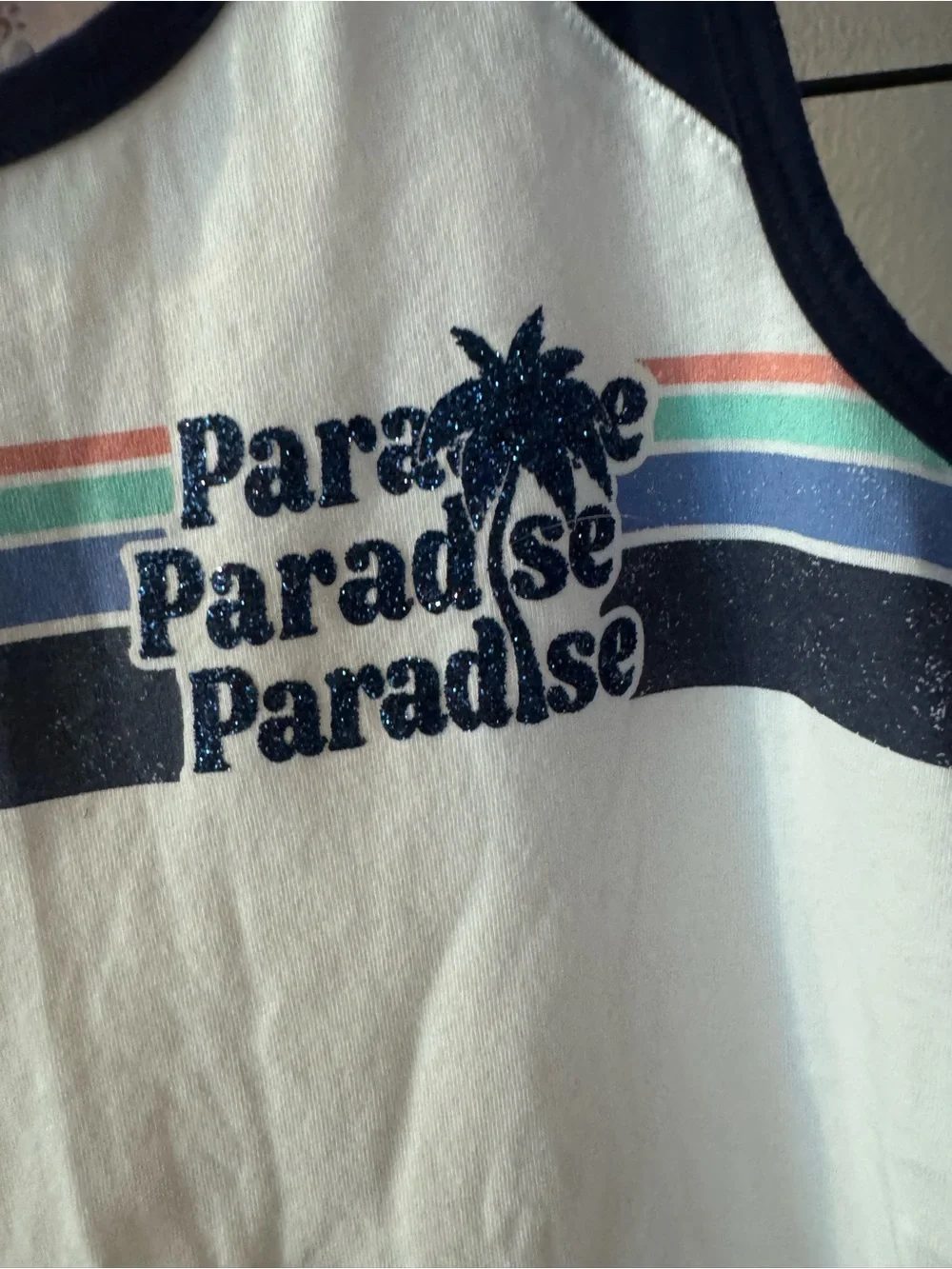 Justice Girls Tank Size Medium (8) - Tropical - NWOT